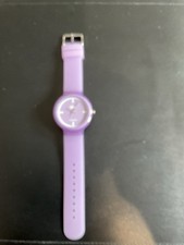 Lacoste Women  s Watch Purple Rubber Band Needs Battery