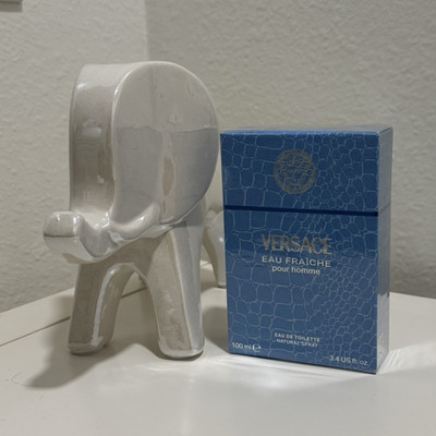 Versace Eau Fraiche Eau de Toilette Natural Spray, Regular Size 3.4 fl oz