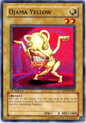 Ojama Yellow - DP2-EN003 - Common - 1st Edition - Moderately Played