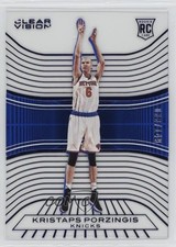 2015 Clear Vision Rookies Blue Kristaps Porzingis (White Jersey Variation) sq3