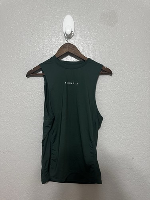 #ad YoungLA 341 Blitz Compression Tank Hunter Green SZ SM Muscle Tank Hydro cool NWT $6.00