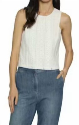 Drew Avana Tank White