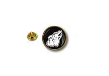 pins pin's flag badge metal lapel hat button biker on biker skull wolf no club K