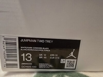 Size 13 - Jordan Jumpman Two Trey Concord