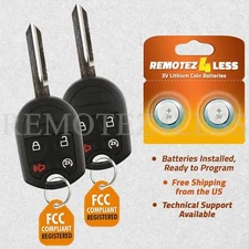2 for Ford 2011 2012 2013 2014 2015 2016 F150 F350 keyless Remote start Key Fob
