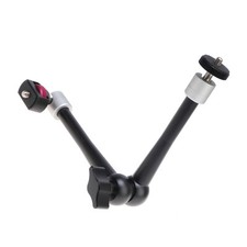 Aluminum 11"Articulating Magic Arm Bracket QR Mount for Camera LED LCD Monitor