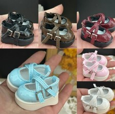 1/6 BJD Doll Patent Leather Mary Jane Shoes Kawaii Platform Shoes