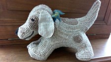 Puppy Dog "New Puppy" 3-D Rug Hooking Paper Pattern - Prairie Road Designs