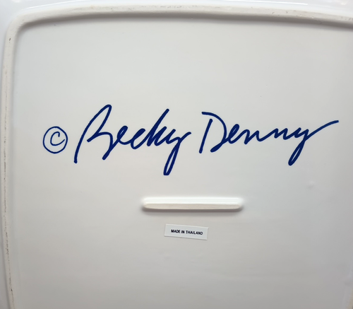 Southern Living at Home Becky Denny Square Ceramic Serving Plate & Bowl Set - Picture 6 of 6