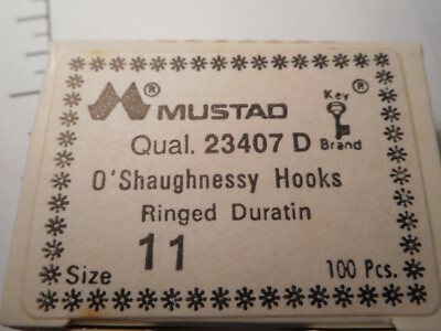 1.000 Mustad DURATIN HOOKS 1/0 SFUSO ACQUA SALATA ACQUA DOLCE O
