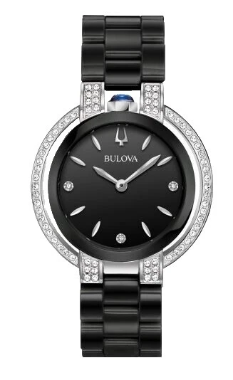 Bulova Diamond Ceramic Case Wristwatches