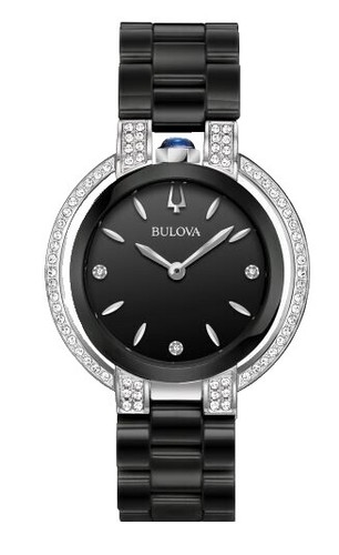 Bulova 98R293 Modern Millennia Diamond Black Mother-of-pearl