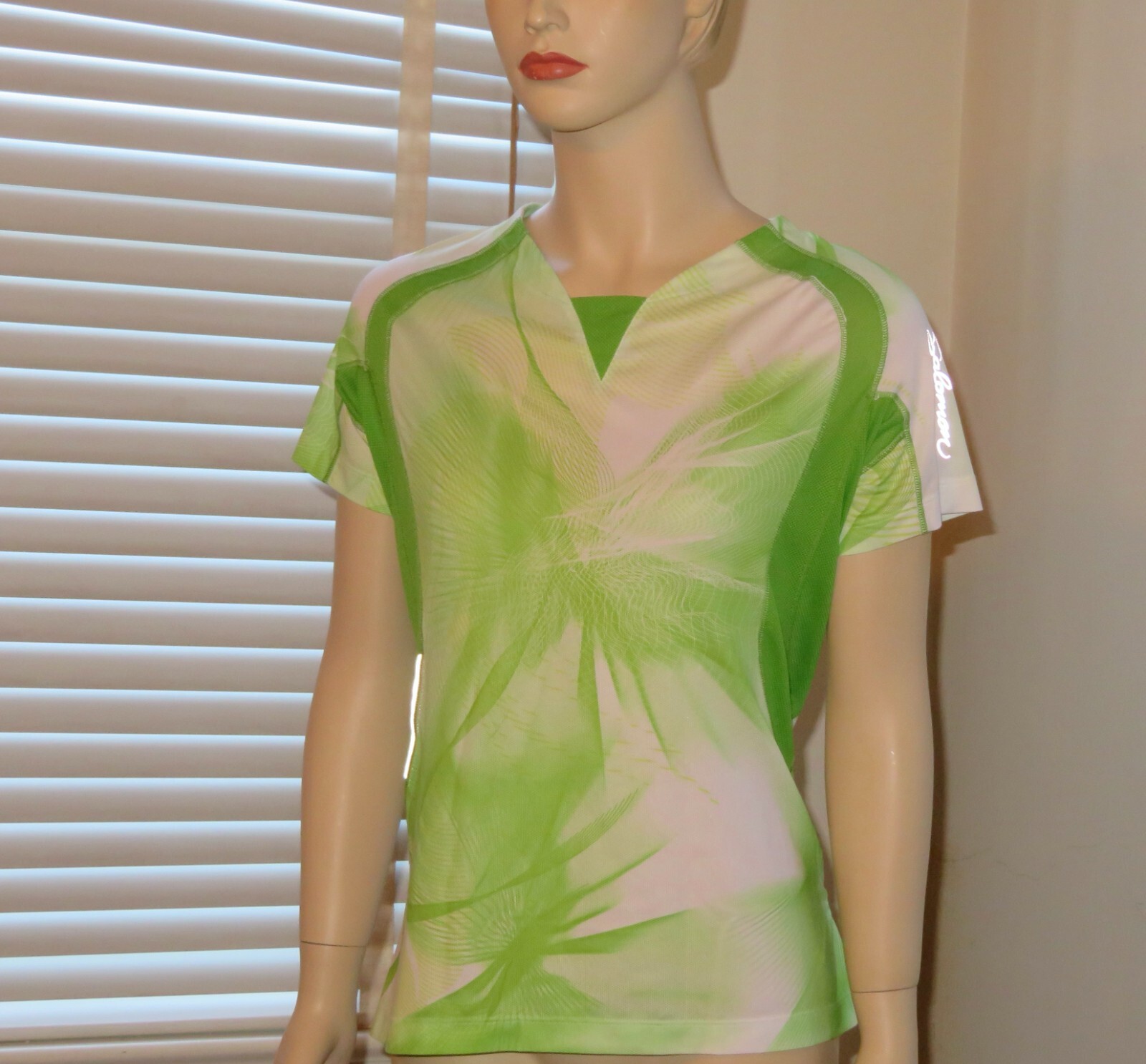 Top Salomon verde taglia media taglia media