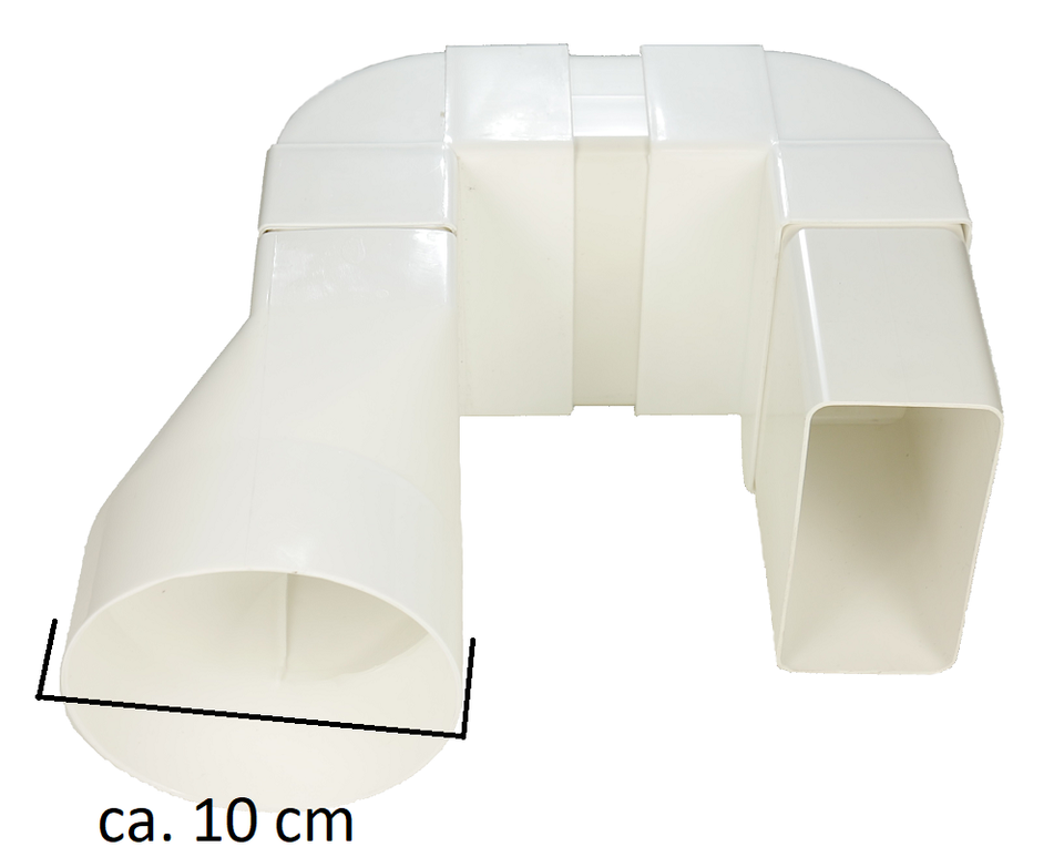 Fenster-Abluftadapter Für Klimaanlagen & Trockner - Flachdesign 22x25cm