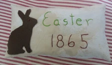 Primitive Easter 1865 Shelf sitter Cupboard Tuck shelf sitter prim pillow ornie