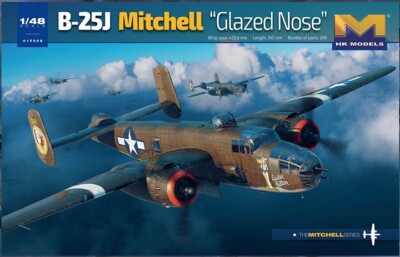 HK Models #01F008 1/48 B-25J Mitchell Glazed Nose_Hong Kong Model 01F008