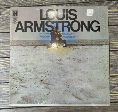 VTG Louis Armstrong LP 1969 Original Vinyl Album Tin Roof Blues Tiger Rag Shine