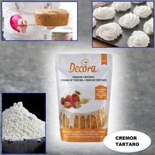 Cremore di Tartaro DECORA per dolci - lievito Naturale Cremor tartaro 50gr 