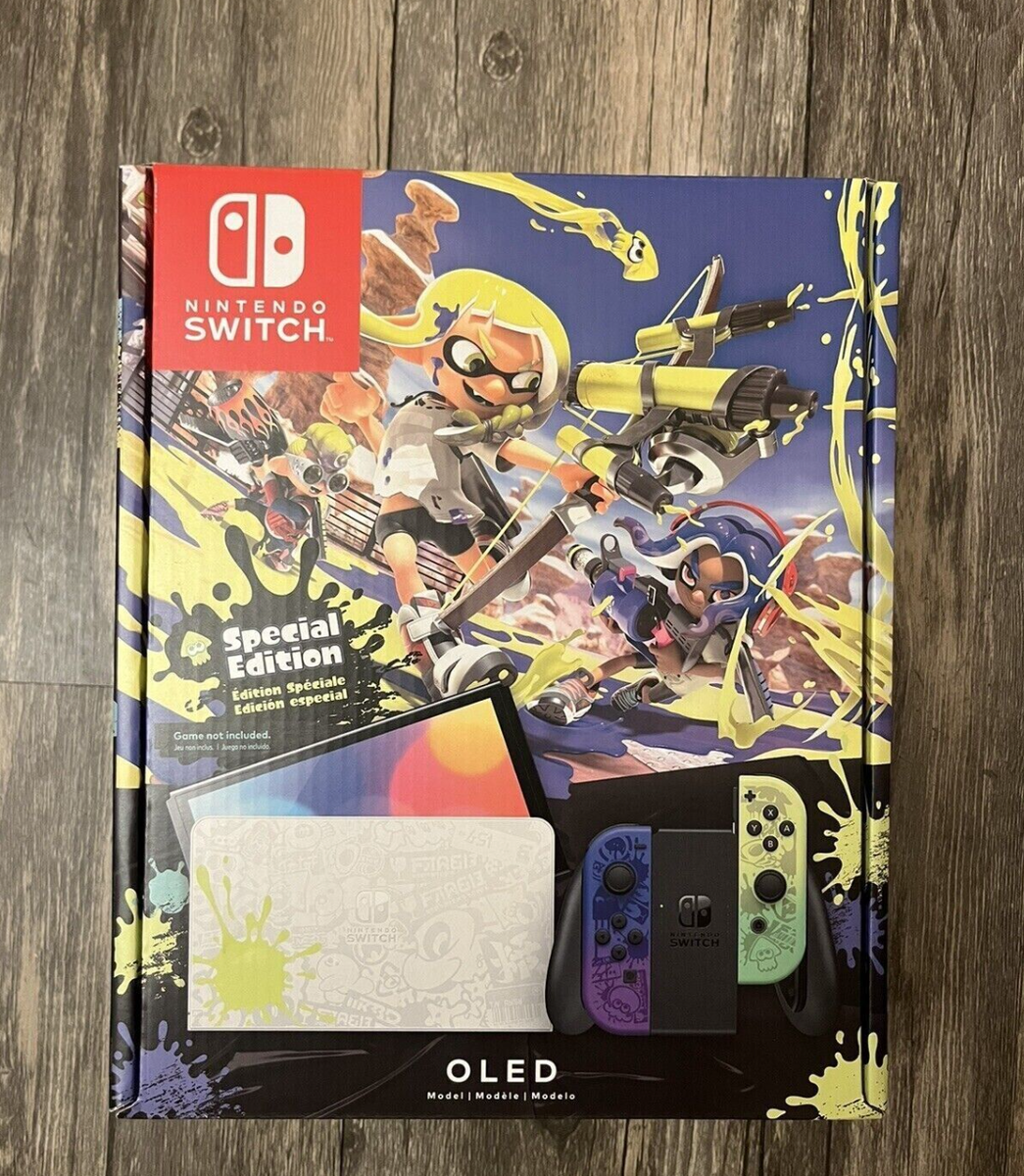 NEW Nintendo Switch OLED Model Splatoon 3 Edition Console NEW US