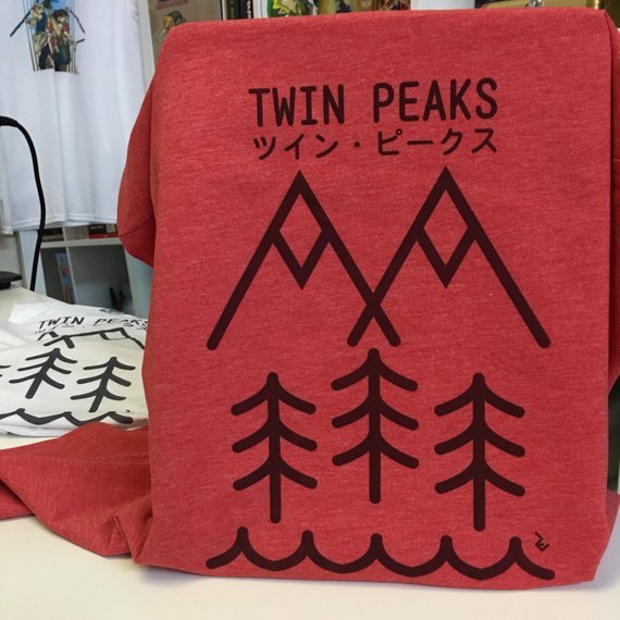 David Lynch オフィシャルTシャツ twin peaks Twin Peaks Movie White Short Sleeve Cotton T-shirt Unisex