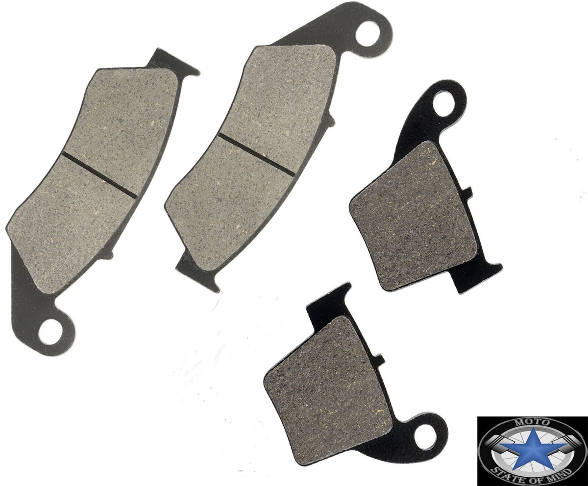 Front & Rear Sintered Brake Pads For Honda CR125/CR250/CRF250