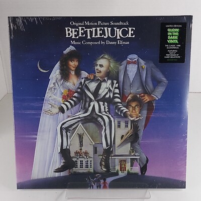 DANNY ELFMAN Beetlejuice OST SEALED 2023 Reissue Glow In The Dark Vinyl LP