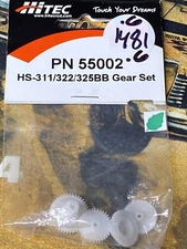 HITEC PN55002 HS-311/322/325BB Gear Set NewInPack USA Shipped
