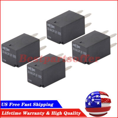 4pcs For Song Chuan 303-1AH-C-R1-U01-12VDC Purpose Relay SPST SPNO 20A 12VDC US