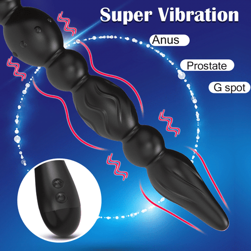 Vibrating Anal Plug Dildo Male Prostate Massager Vibrator Sex Toys For Men Women - Picture 4 of 16