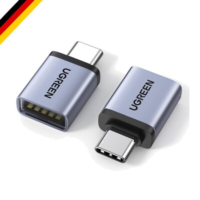 USB C auf USB Adapter Doppelpack 10Gbps OTG Schnellübertragung für iPhone Mac...