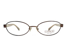 Coach Eyeglasses Frames HC5032 Randi 9076 Satin Brown Oval 52-16-135
