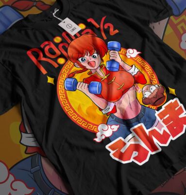 Ranma 1/2 T-Shirt Shampoo Rumiko Takahashi Manga Anime T-shirt