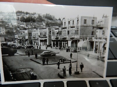 1948 ERA Privatfoto AMMAN MAIN STREET 80 x 55 mm b