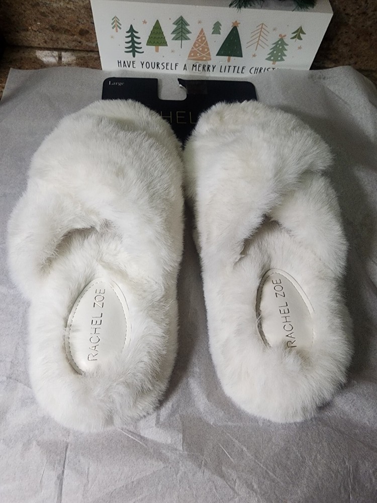 Faux Fur Fuzzy Slippers Rachael Zoe.  Faux Fur Slippers. Sherpa Slippers Faux