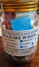 Bible Verses in a Jar, Read Me When Bible Verses Jar for Emotions and