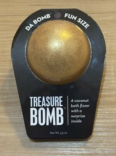 Da Bomb Bath Fizzers Gold Treasure Bomb - Coconut Bath Fizzer w Fun Surprise