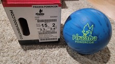 Columbia 300 Piranha PowerCOR Bowling Ball 1st Quality 15 Pounds 3-4" Pin