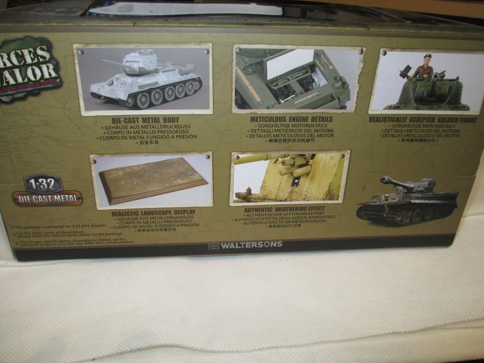 FORCES OF VALOR 1:32 GMC CCKW-353B US CARGO TRUCK US 1ST INFANTRY LST SHIP 1944 - Image 4 of 4