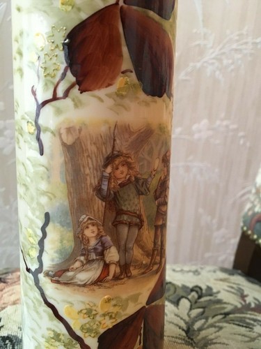Joli vase en verre opaline - Picture 6 of 7