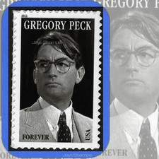 2011  GREGORY PECK  17th Legends of Hollywood  Single -MINT-GENUINE- Stamp #4526