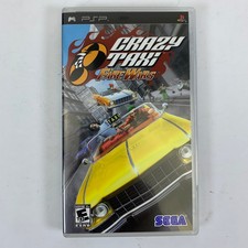 Crazy Taxi Fare Wars PSP Video Game Racing Arcade SEGA Multiplayer