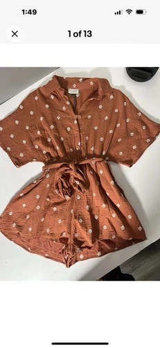 Splendid Romper NWT Size Medium Super Cute!