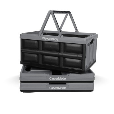 Collapsible Shopping Basket 32L, 3 Pack   Folding Grocery Basket with Handles...