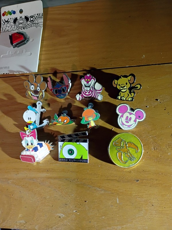 Disney Misc Tradable  Pins lot of  11