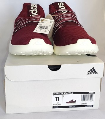 Adidas Lite Racer Adapt Pure Ruby/Off White Mens Sz 11 Sneaker JI1252