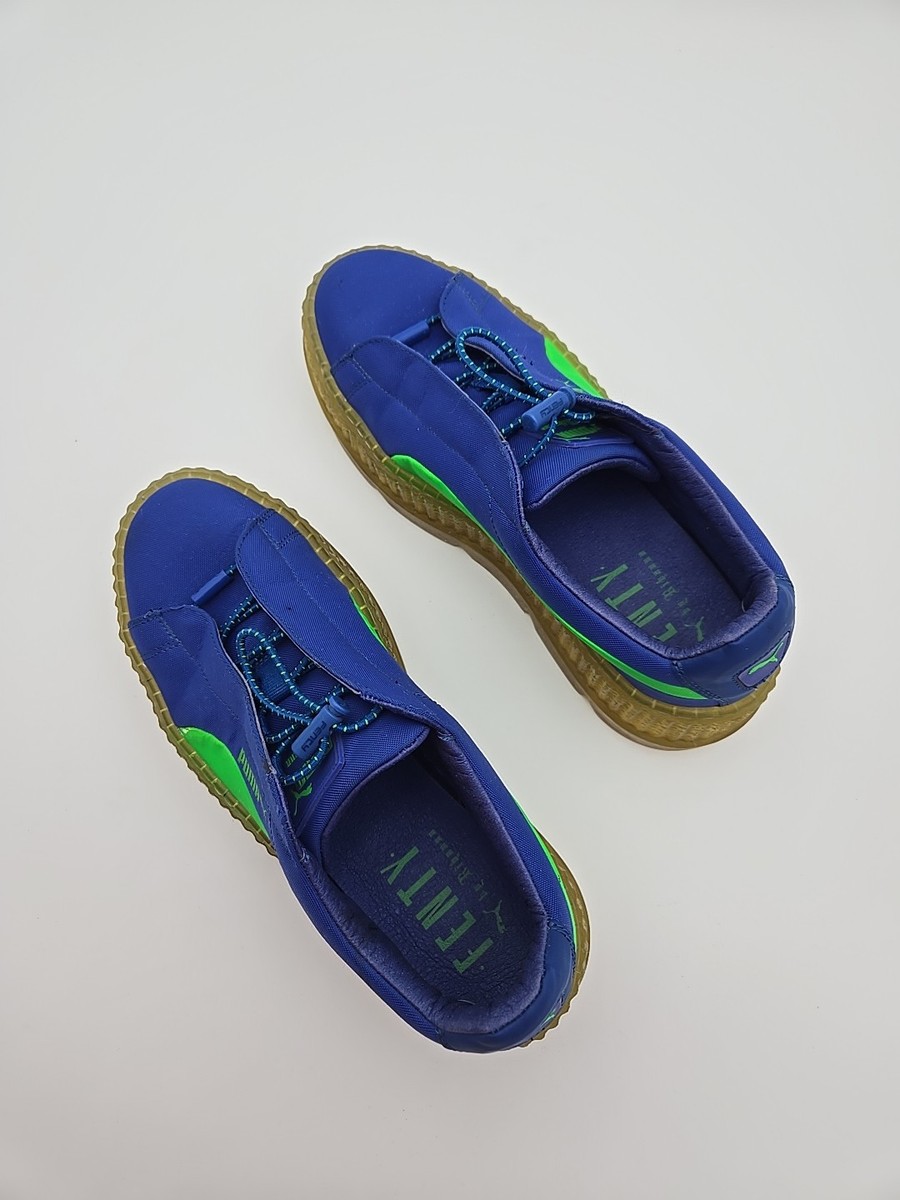 ウィメンズ Puma Cleated Creeper Surf Rihanna Fenty Blue Size 8.5 - PUMA Fenty x Cleated Creeper Surf Dazzling Blue W