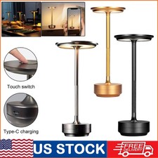 Cordless LED Touch Sensor Table Lamp Rechargeable Dimmable Bar Desk Night Light