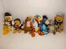 Lot Of 7 The Disney Store Mini Bean Bag Winnie The Pooh Characters Plush Toys