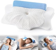 Almohadas Ortopedicas Para Cervical Alivio Dolor Cuello Foam Memory Dormir Bien