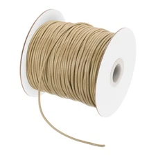 Khaki 3mm Waxed Cord 44 Yard Wax Bead Thread String for Jewelry Making